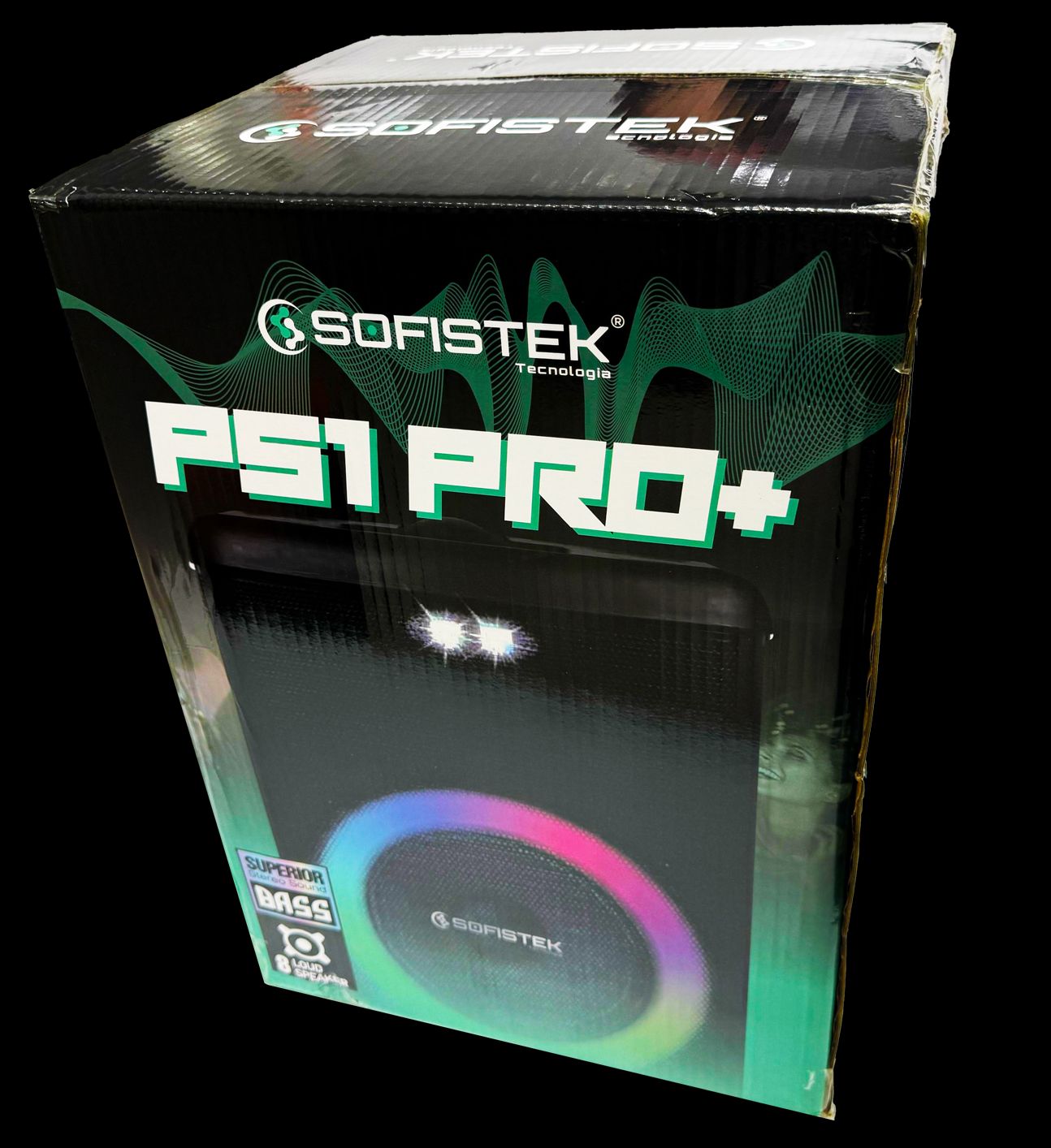 Miniatura 1 de CABINA "8" 60W CON MICROFONO INALAMBRICO